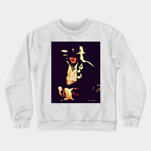 Caught In The Crossfire - SRV - Graphic 4 Crewneck Sweatshirt by davidbstudios